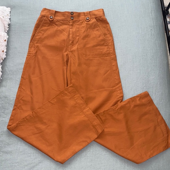 & Other Stories Pants - Orange pants